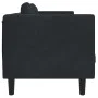 3-seater black velvet sofa with cushions by , Sofas - Ref: Foro24-372647, Price: 297,95 €, Discount: %