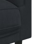 Sofa mit Kissen 3 Quadrate schwarz Samt von , Sofas - Ref: Foro24-372647, Preis: 302,83 €, Rabatt: %