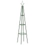 Climbing plant support 2 units dark green iron 35x35x195cm by vidaXL, Pergolas, arches and garden trellises - Ref: Foro24-470...