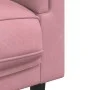 Sofa mit Kissen 3 Quadrate rosa Samt von , Sofas - Ref: Foro24-372645, Preis: 294,21 €, Rabatt: %