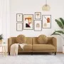 3 seater brown velvet sofa with cushions by , Sofas - Ref: Foro24-372651, Price: 300,38 €, Discount: %