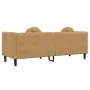 3 seater brown velvet sofa with cushions by , Sofas - Ref: Foro24-372651, Price: 300,38 €, Discount: %