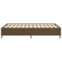 Dunkelbraune Stoffbettstruktur 120x190 cm von , Betten und Lattenroste - Ref: Foro24-379518, Preis: 90,80 €, Rabatt: %