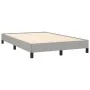Light gray fabric bed frame 120x190 cm by , Beds and slatted bases - Ref: Foro24-379482, Price: 94,84 €, Discount: %