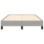 Light gray fabric bed frame 120x190 cm by , Beds and slatted bases - Ref: Foro24-379482, Price: 94,84 €, Discount: %