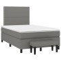 Box spring bed with dark gray fabric mattress 120x190 cm by , Beds and slatted bases - Ref: Foro24-3270349, Price: 415,45 €, ...