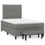 Box spring bed with dark gray fabric mattress 120x190 cm by , Beds and slatted bases - Ref: Foro24-3270363, Price: 428,67 €, ...