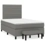 Cama box spring con colchón tela gris oscuro 120x190 cm de , Camas y somieres - Ref: Foro24-3270363, Precio: 443,03 €, Descue...