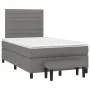 Box spring bed with dark gray fabric mattress 120x190 cm by , Beds and slatted bases - Ref: Foro24-3270363, Price: 439,59 €, ...