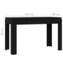 Esstisch aus schwarzem Sperrholz, 120 x 60 x 76 cm von vidaXL, Küchen- und Esstische - Ref: Foro24-800757, Preis: 90,25 €, Ra...