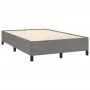Box spring bed with mattress and LED dark brown fabric 120x190 cm by , Beds and slatted bases - Ref: Foro24-3270205, Price: 4...