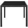Garden dining set 7 pieces black synthetic rattan by vidaXL, Garden sets - Ref: Foro24-45977, Price: 498,29 €, Discount: %