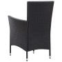 Garten-Essgruppe 7-teilig aus schwarzem synthetischem Rattan von vidaXL, Gartensets - Ref: Foro24-45977, Preis: 548,06 €, Rab...