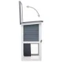 Rabbit cage with 1 gray wooden door by vidaXL, Cages and habitats for small animals - Ref: Foro24-170831, Price: 115,88 €, Di...