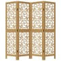 Biombo 4 Panel Separator Massivholz paulownownia braun von , Raumteiler - Ref: Foro24-358865, Preis: 82,81 €, Rabatt: %