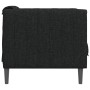 Sillón de tela negro de , Sofás - Ref: Foro24-372597, Precio: 156,39 €, Descuento: %