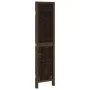 Biombo separador de 3 paneles madera paulownia marrón oscuro de , Divisores de ambientes - Ref: Foro24-358653, Precio: 81,66 ...
