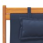 Klappbare Strandkörbe 2 Einheiten aus blauem Stoff von , Gartenstühle - Ref: Foro24-3214481, Preis: 111,88 €, Rabatt: %