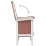 Single-story brown wooden rabbit cage by vidaXL, Cages and habitats for small animals - Ref: Foro24-170829, Price: 78,65 €, D...