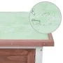 1-stöckiger Kaninchenkäfig aus braunem Holz von vidaXL, Käfige und Lebensräume für Kleintiere - Ref: Foro24-170829, Preis: 80...