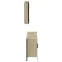 Set de muebles de baño 3 pzas madera contrachapada roble Sonoma de , Muebles de baño - Ref: Foro24-3214791, Precio: 159,96 €,...