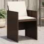 Gartenstühle mit Kissen 4 Stück braunes synthetisches Rattan von , Gartenstühle - Ref: Foro24-4007438, Preis: 198,11 €, Rabat...