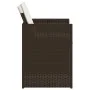 Gartenstühle mit Kissen 4 Stück braunes synthetisches Rattan von , Gartenstühle - Ref: Foro24-4007438, Preis: 198,11 €, Rabat...