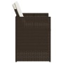 Gartenstühle mit Kissen 4 Stück braunes synthetisches Rattan von , Gartenstühle - Ref: Foro24-4007438, Preis: 178,92 €, Rabat...