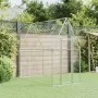 Chicken cage silver galvanized steel 200x100x190 cm by , Cages and habitats for small animals - Ref: Foro24-172550, Price: 10...