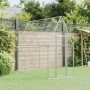 Jaula para gallinas acero galvanizado plateado 200x100x190 cm