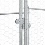 Chicken cage silver galvanized steel 200x100x190 cm by , Cages and habitats for small animals - Ref: Foro24-172550, Price: 10...