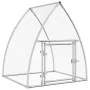 Chicken cage silver galvanized steel 100x105x120 cm by , Cages and habitats for small animals - Ref: Foro24-172552, Price: 90...