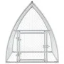 Chicken cage silver galvanized steel 100x105x120 cm by , Cages and habitats for small animals - Ref: Foro24-172552, Price: 90...