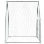 Jaula para gallinas acero galvanizado plateado 100x105x120 cm