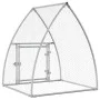 Chicken cage silver galvanized steel 100x105x120 cm by , Cages and habitats for small animals - Ref: Foro24-172552, Price: 90...