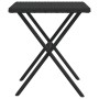 Sonnenliegen mit Tisch 2 Einheiten aus schwarzem synthetischem Rattan von , Liegen - Ref: Foro24-368251, Preis: 154,76 €, Rab...