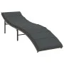 Loungers with table 2 units gray synthetic rattan by , Loungers - Ref: Foro24-368253, Price: 247,07 €, Discount: %