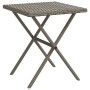 Loungers with table 2 units gray synthetic rattan by , Loungers - Ref: Foro24-368253, Price: 158,04 €, Discount: %