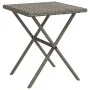 Loungers with table 2 units gray synthetic rattan by , Loungers - Ref: Foro24-368253, Price: 247,07 €, Discount: %