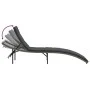 Loungers with table 2 units gray synthetic rattan by , Loungers - Ref: Foro24-368253, Price: 247,07 €, Discount: %