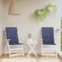Kissen für Hochlehner, 2 Stück, marineblauer Stoff von , Kissen für Stühle und Sofas - Ref: Foro24-378611, Preis: 38,95 €, Ra...
