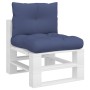 Kissenset für Palettensofa Marineblau Stoff 60x38x13 cm von , Kissen für Stühle und Sofas - Ref: Foro24-378176, Preis: 52,48 ...