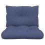 Cushion set for pallet sofa in navy blue fabric 60x38x13 cm by , Cushions for chairs and sofas - Ref: Foro24-378176, Price: 4...