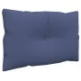 Cushion set for pallet sofa in navy blue fabric 60x38x13 cm by , Cushions for chairs and sofas - Ref: Foro24-378176, Price: 4...