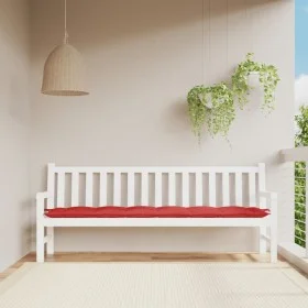 Garden bench cushion Oxford fabric red 200x50x7 cm by , Cushions for chairs and sofas - Ref: Foro24-361646, Price: 30,82 €, D...