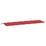 Cojín de banco de jardín tela Oxford rojo 200x50x7 cm de , Cojines para sillas y sofás - Ref: Foro24-361646, Precio: 31,13 €,...