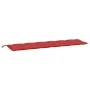 Garden bench cushion Oxford fabric red 200x50x7 cm by , Cushions for chairs and sofas - Ref: Foro24-361646, Price: 30,83 €, D...