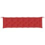 Cojín de banco de jardín tela Oxford rojo 200x50x7 cm de , Cojines para sillas y sofás - Ref: Foro24-361646, Precio: 31,13 €,...