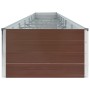 Brauner Pflanzkasten aus verzinktem Stahl, 600 x 80 x 45 cm von vidaXL, Töpfe und Pflanzgefäße - Ref: Foro24-47074, Preis: 10...
