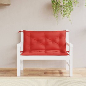 Garden bench cushions 2 pcs Oxford fabric red 100x50x7 cm by , Cushions for chairs and sofas - Ref: Foro24-361665, Price: 36,...